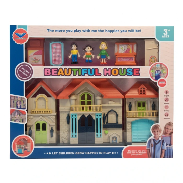 PRESTİJ 1369 3-BEBEKLİ ŞATOLU EV SETİ (24)