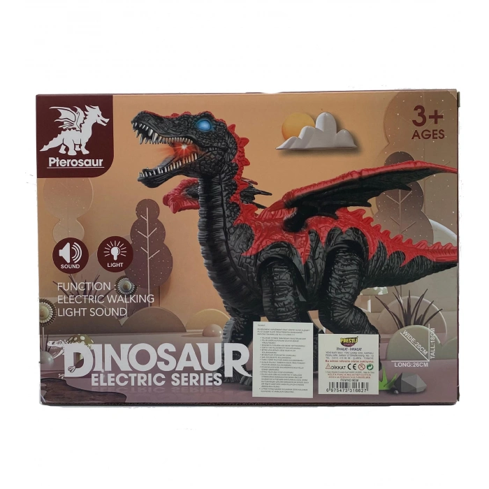 PRESTİJ 903A KUTULU KANATLI PİLLİ DİNAZOR (10)