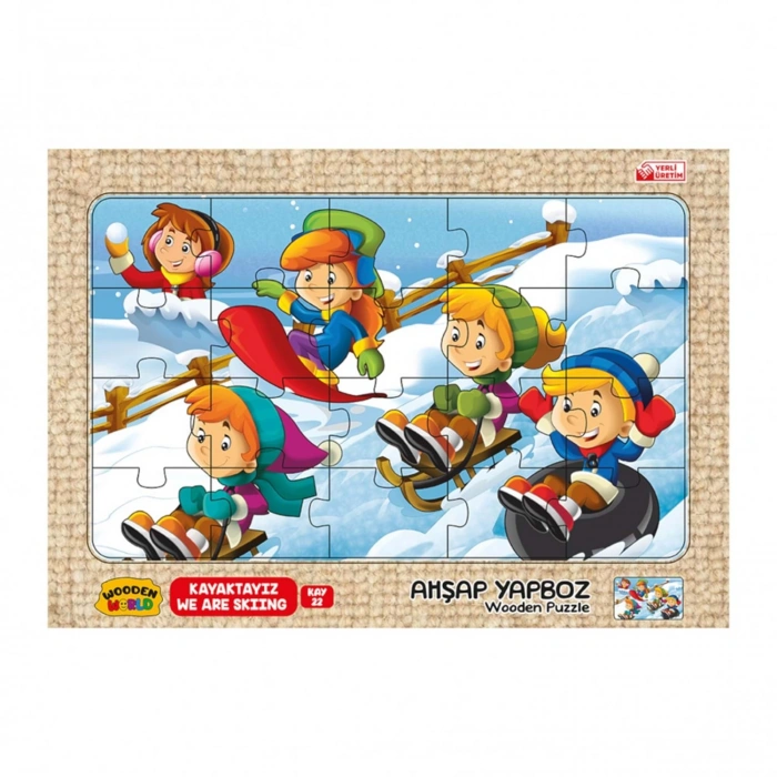 REDKA AHŞAP YAPBOZ KÜÇÜK BOY 20*30 KM5330