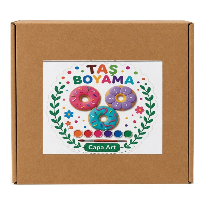 ŞEKERLİ DONUT BOYAMA SETİ