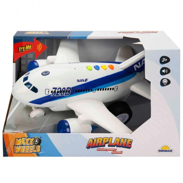 SUNMAN S00001998 1/16 UÇAK 24CM Sesli ve Işıklı