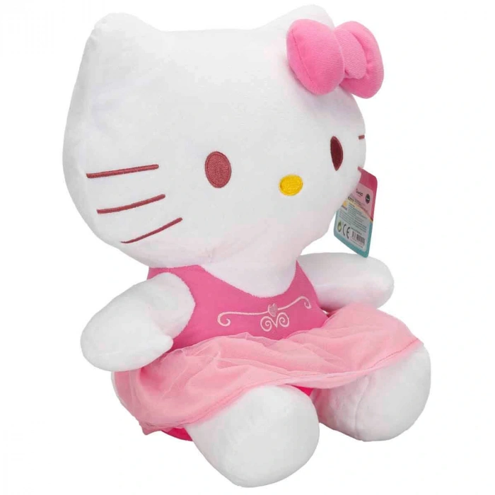 SUNMAN S00002092 SUN-JNH-SK.PELUŞ H.KITTY ELBİSELİ/KURDELELİ 36CM.(HKTY) PMB