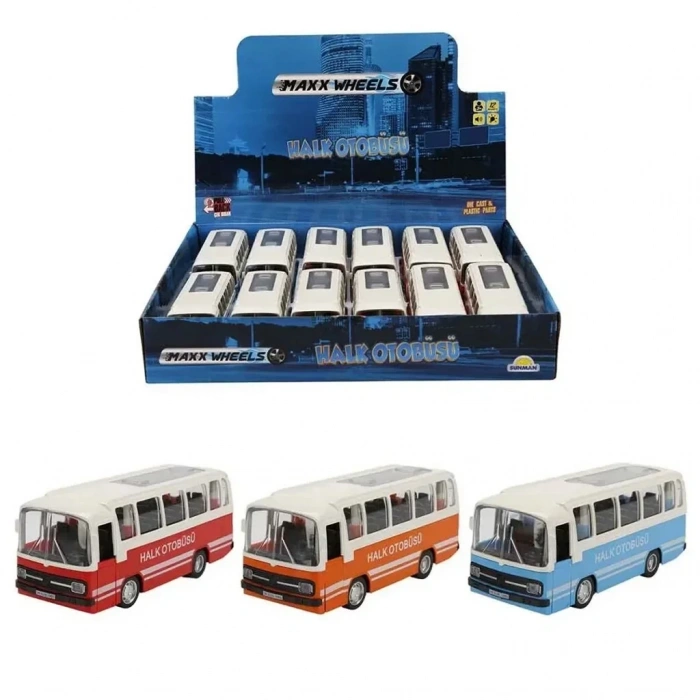 SUNMAN S00003097 SUN-WKY-MXX-DC.AÇIK HALK OTOBÜSÜ 15CM.SES/IŞIK PB.3R.12D