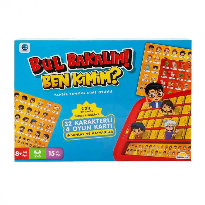 SUNMAN S00004230 SUN-ONR-SML-OYUN BUL BAKALIM BEN KİMİM