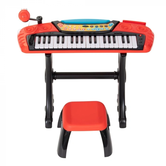 SUNMAN S00004382 SUN-YFN-ECH-ORG 37 TUŞ TABURELİ/MİKROFONLU KRMZ.