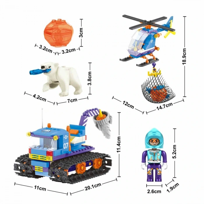 SUNMAN S00004442 SUN-RST-BLX-GLACIER ADVENTURE SET 2FGR.321PRÇ.