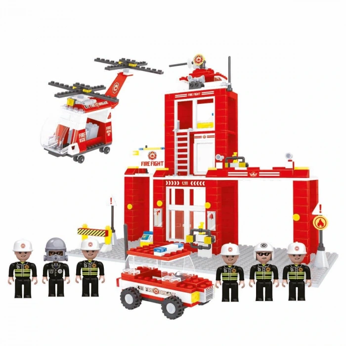 SUNMAN S00004618 SUN-RST-BLX-FIRE RESCUE SET 6FGR.517PRÇ.
