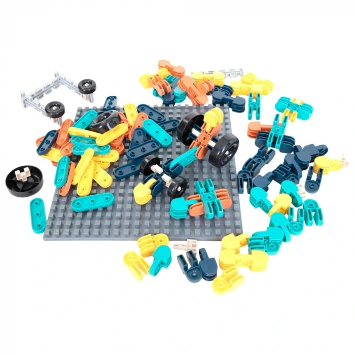 SUNMAN S00004843 SUN-YFN-BLOK SET BUILDING BLOCKS ŞEKİLLİ YAPIM BLOKLARI 107PRÇ