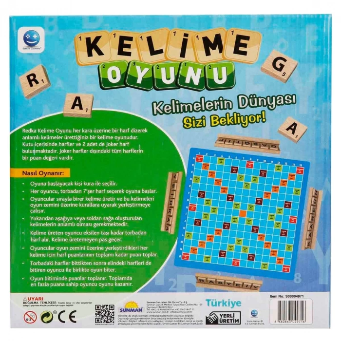 SUNMAN S00004971 SUN-RDK-SML-OYUN KELİME OYUNU