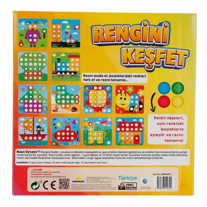 SUNMAN S00004979 SUN-RDK-SML-OYUN RENGİNİ KEŞFET