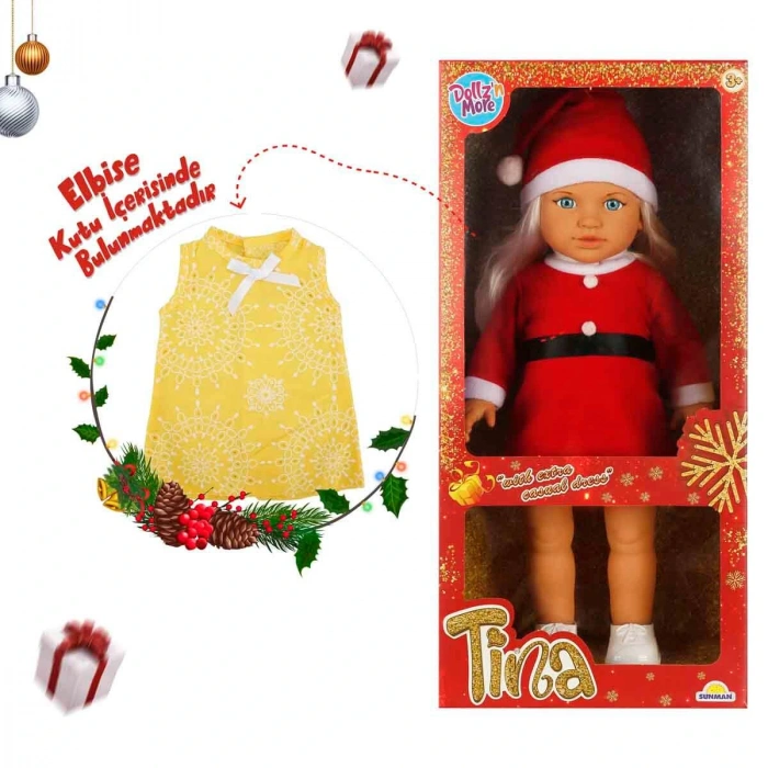 SUNMAN S00005574 TİNA BEBEK YILBAŞI 45CM 2R