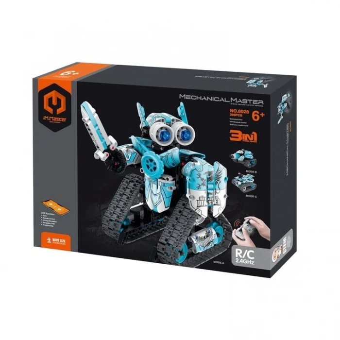 SUNMAN S00008028  - SUN-IMM-R/C ROBOT ARABA 3IN1 2.4GHZ.APP.FONK.MV.398PRÇ.