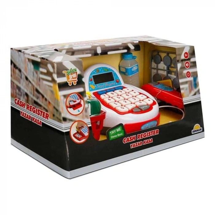 SUNMAN S00012815 SUN-YFN-SPD-MARKET KASA SET MİKROFONLU/SEPETLİ SESLİ