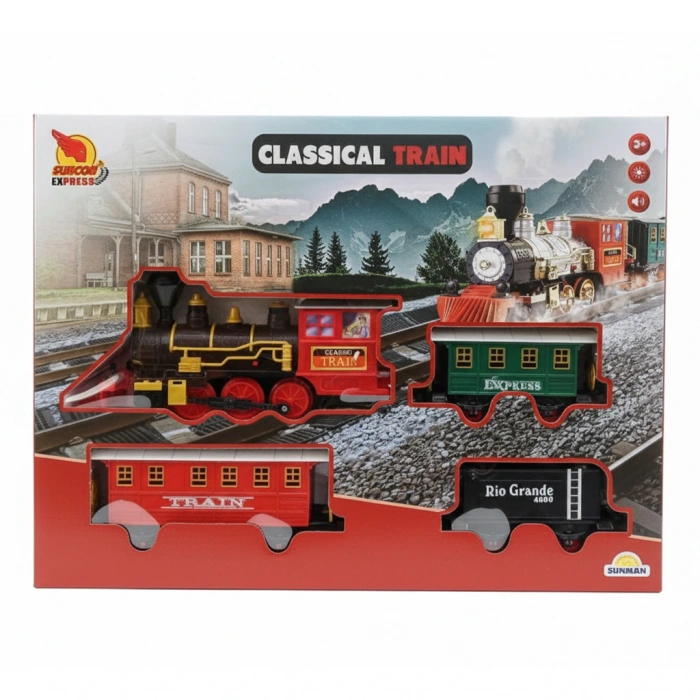 SUNMAN S0001551 SNC TRAIN CLASSIC 16PCSSOUND LIGHT B O