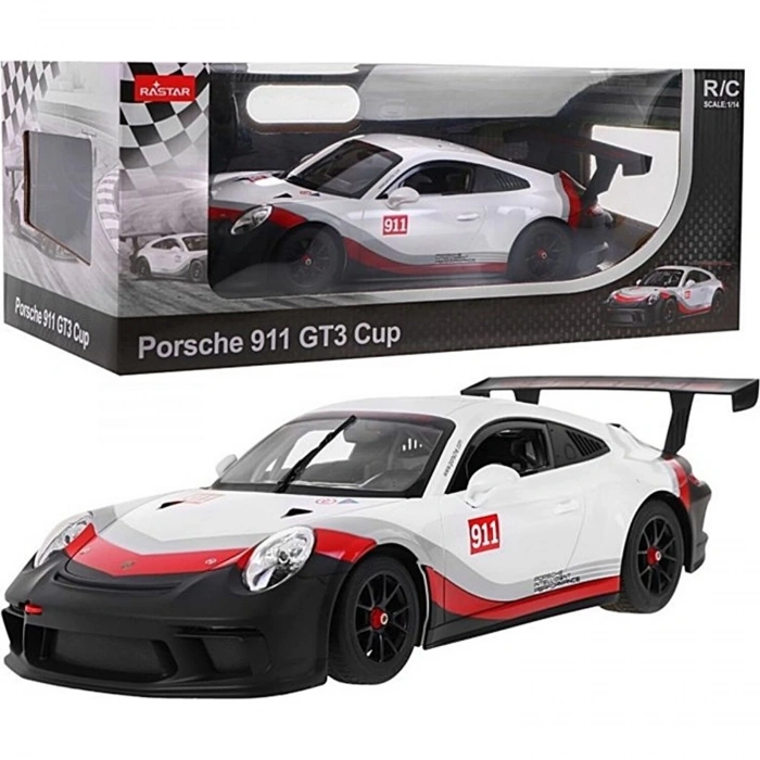 SUNMAN S00031343 SUN-RAS-R/C 1/14 F/F PORSCHE 911 GT3 CUP 2.4GHZ.IŞIKLI