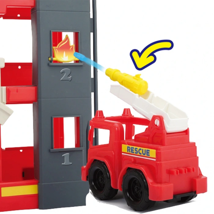 SUNMAN S00033214 SUN-CPM-OYUN SET TINY KIDDOM İTFAİYE İSTASYONU 32PRÇ.SES/IŞIK