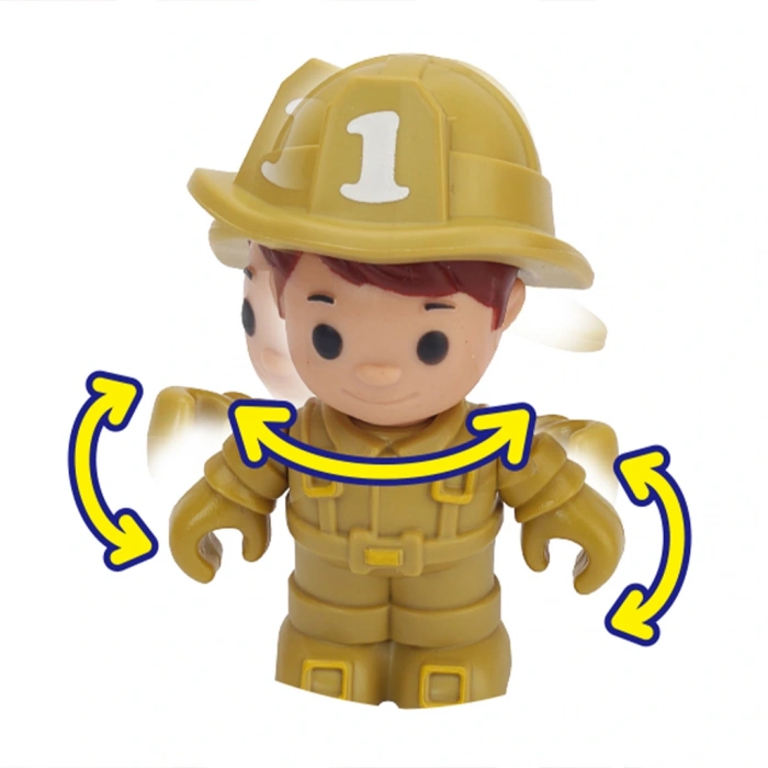 SUNMAN S00033214 SUN-CPM-OYUN SET TINY KIDDOM İTFAİYE İSTASYONU 32PRÇ.SES/IŞIK