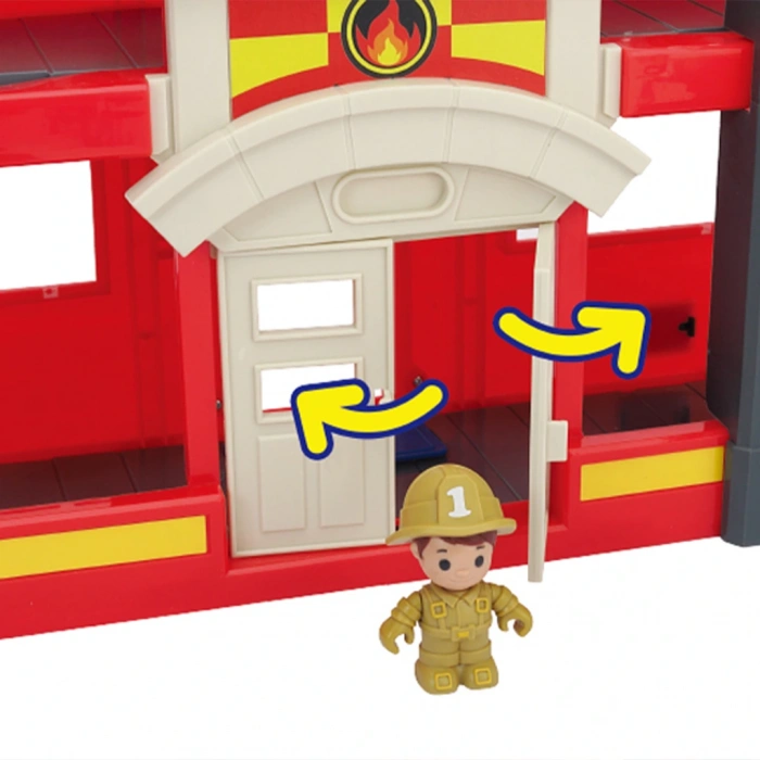 SUNMAN S00033214 SUN-CPM-OYUN SET TINY KIDDOM İTFAİYE İSTASYONU 32PRÇ.SES/IŞIK