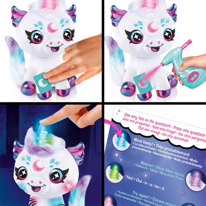 SUNMAN S00045529 SUN-CNL-HOBİ SET AIRBRUSH PELUŞ COSMIC UNICORN IŞIKLI B/O