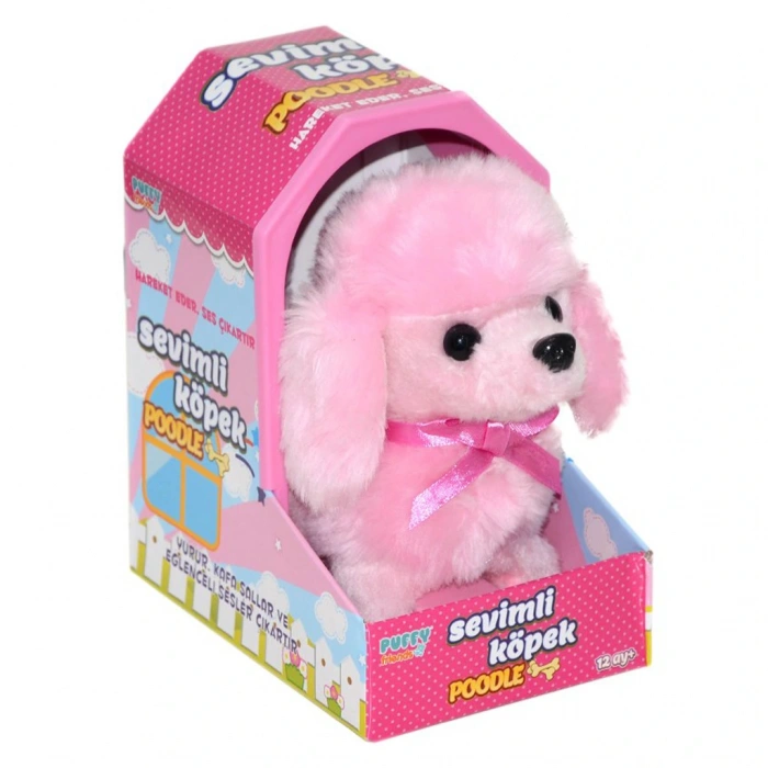 SUNMAN S00047171 SUN-RST-PFF-PELUŞ SEVİMLİ KÖPEK POODLE HAREKETLİ/SESLİ PMB.