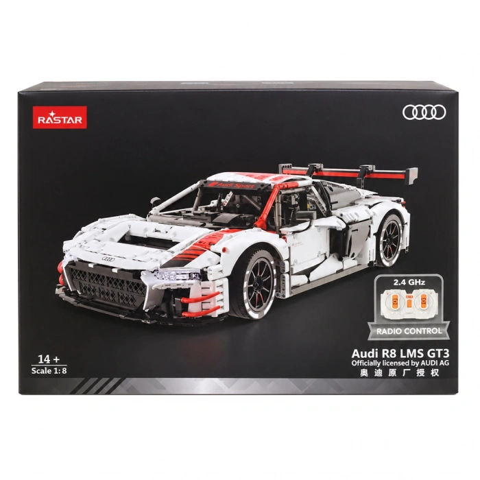SUNMAN-S00099300 SUN-RAS-BRICKS R/C 1/8 AUDI R8 LMS GT3 7.4V.USB 2.4GHZ.3322PRÇ