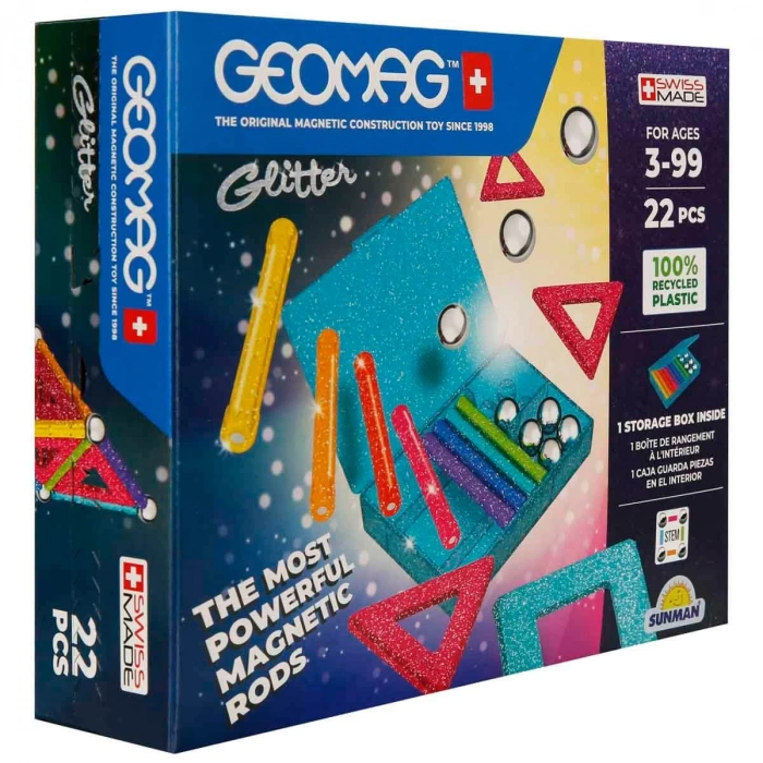 SUNMAN S01000534 SUN-GEO-PARILTILI MANYETİK ÇUBUKLAR 22PRÇ. (8)