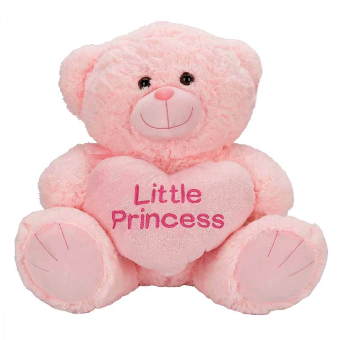 SUNMAN S01004763 SUN-ANB-PFF-SK.PELUŞ AYI PRENS VE PRENSES KALPLİ 45CM.2R.