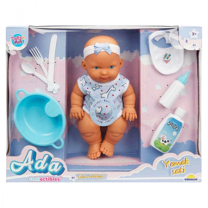 SUNMAN S01020120 SUN-SABC-DZM-BEBEK SET ADA YEMEK SETİ SAÇSIZ SESLİ