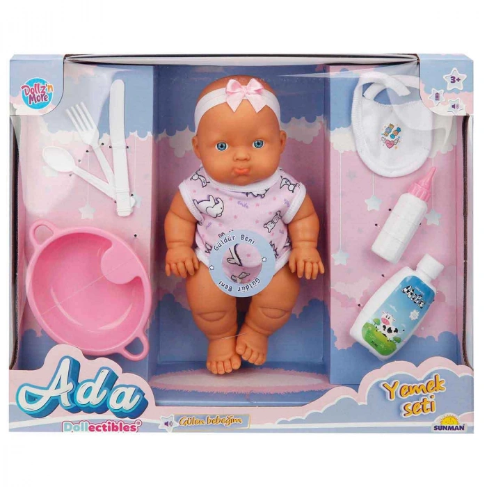 SUNMAN S01020120 SUN-SABC-DZM-BEBEK SET ADA YEMEK SETİ SAÇSIZ SESLİ