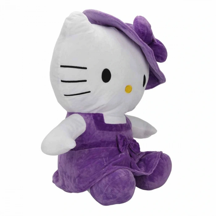 SUNMAN S02002090 SUN-JNH-SK.PELUŞ H.KITTY ELBİSELİ/ŞAPKALI 50CM.(HKTY) MOR