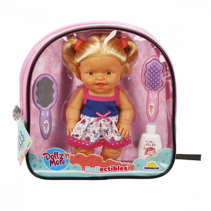 SUNMAN S02020100 SUN-SABC-DZM-BEBEK SET NİL SAÇLI AKS.23CM.2A.SIRT ÇNT.