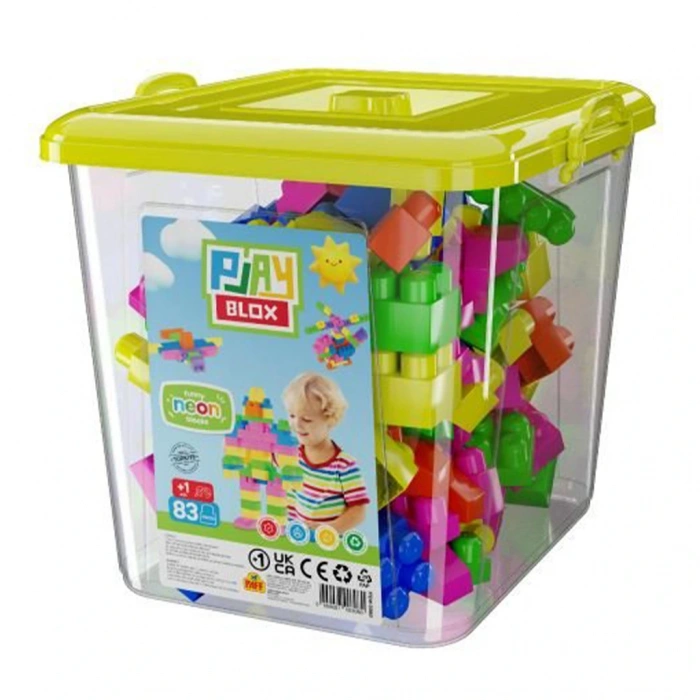 TORU TOYS PLAY BOX NEON 83 PARÇA KOVALI 3080 00308 (8)