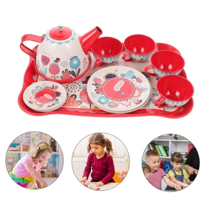 TOYSAN 966D16 METAL ÇAY SETİ