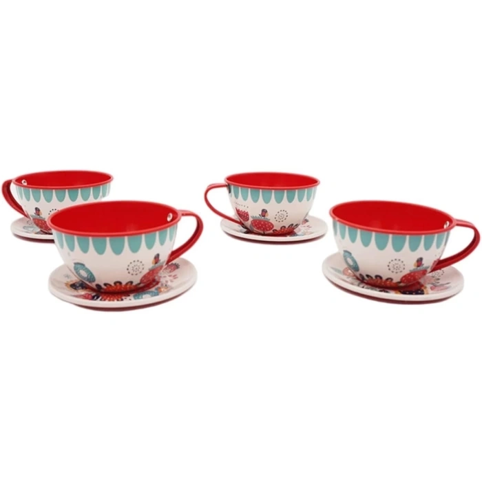 TOYSAN 966D16 METAL ÇAY SETİ