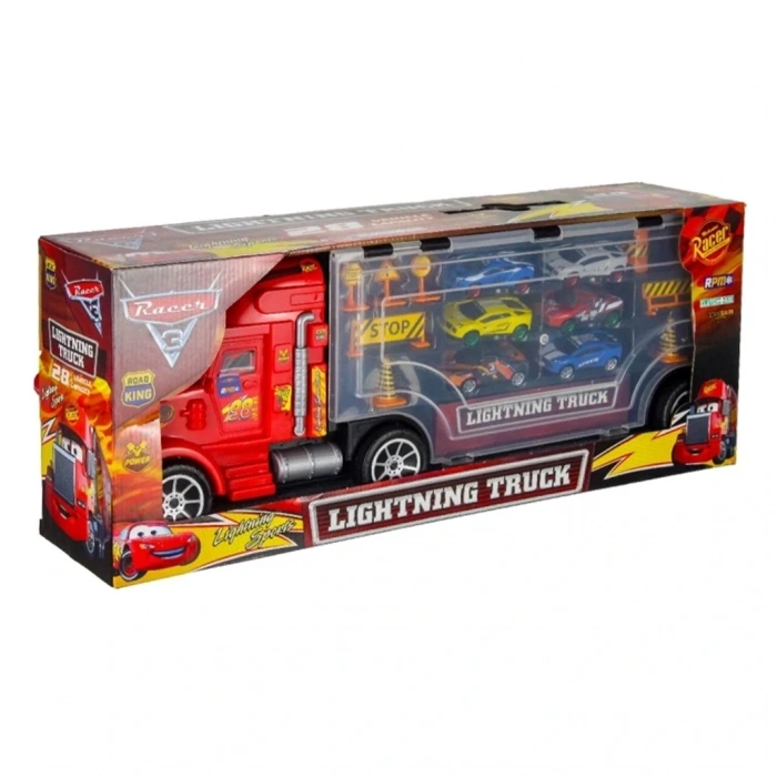 TOYSAN TIR SETİ SÜPER CAR RACER 6 ARABALI SPR-11