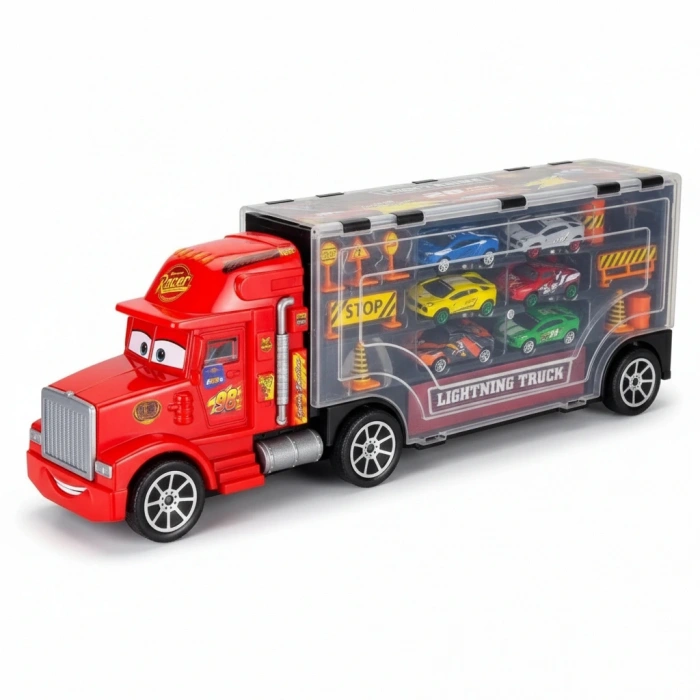 TOYSAN TIR SETİ SÜPER CAR RACER 6 ARABALI SPR-11