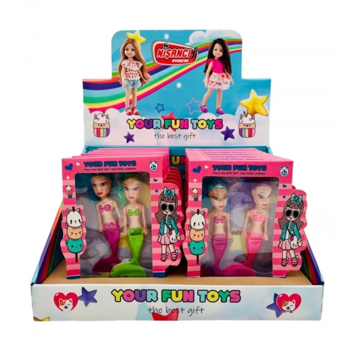 TOYSAN TOY-1001 NİŞANCI DENİZ KIZI  12 Lİ PKT