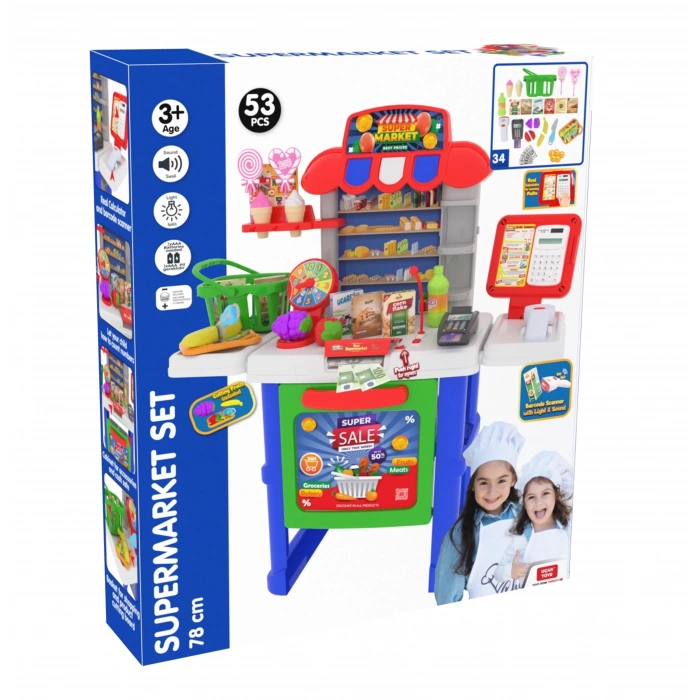 UÇAR 0320 SÜPERMARKET MEYVELİ SET 53 PRÇ