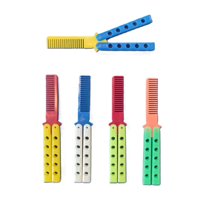 ÜÇEL PLASTİK KELEBEK TARAK 80Lİ (28)