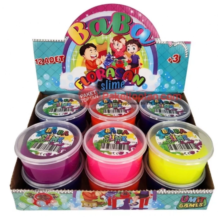 ÜMİT 9769 BABA--KALP SLİME 12 Lİ PAKET (16)