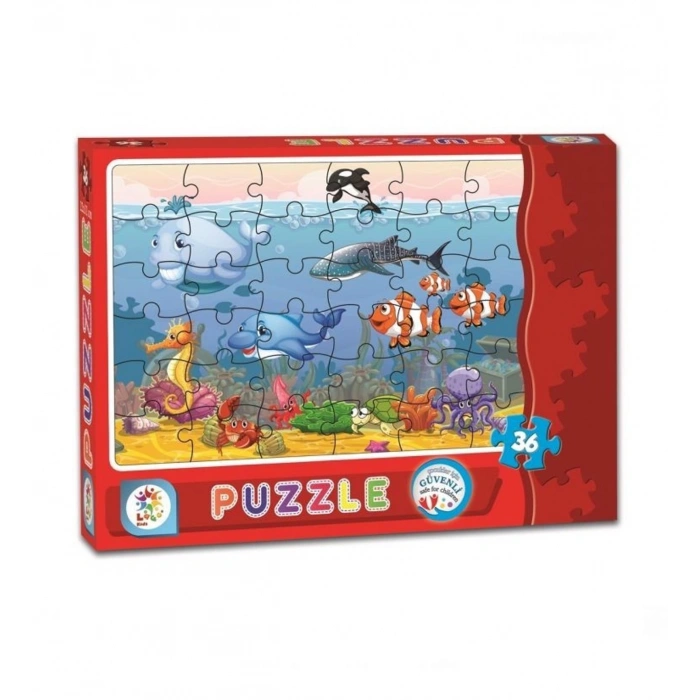 UTKU LC7140 DENİZALTI 36 PARÇA KUTU PUZZLE