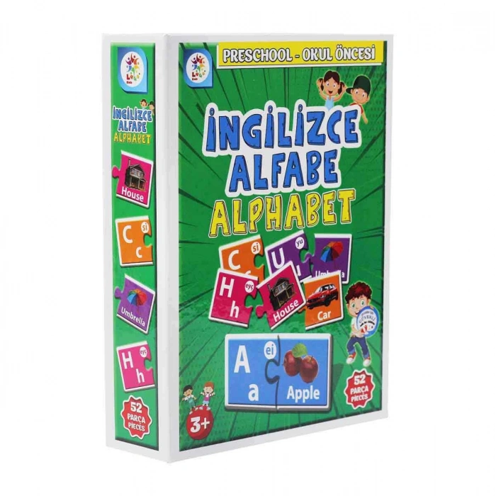 UTKU LCEGT001 İNGİLİZCE EĞİTİM ALFABE KARTLARI