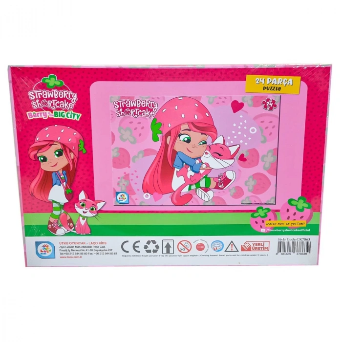 UTKU CK7863 ÇİLEK KIZ 24 PARÇA FRAME PUZZLE 2