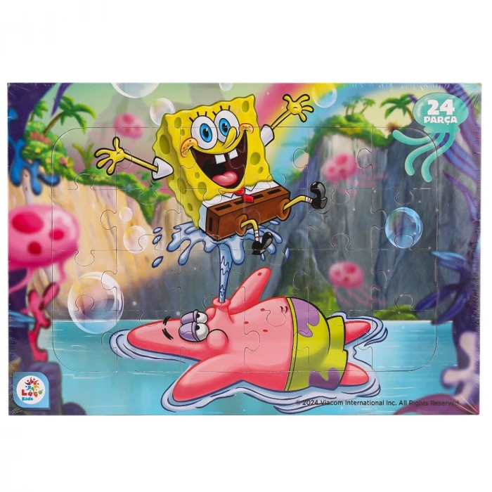 UTKU SB7978 SPOMGEBOB TASLAMALI 24 PARÇA FRAME PUZZLE 1