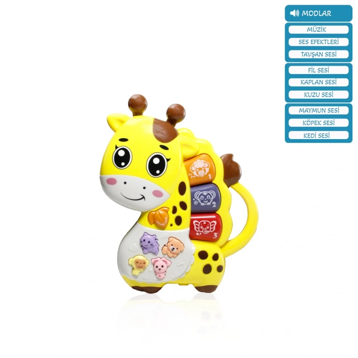 VARDEM JLG-855-69A IŞIKLI VE MÜZİKLİ ZÜRAFA BEBEK (96)