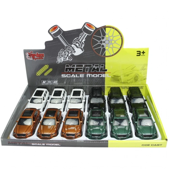 VARDEM KM-36131CCEKBIRAK 1:36 METAL USTU CAM JEEP (144)