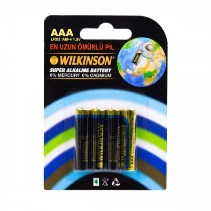 WILKINSON ALKALEN İNCE PİL 4LÜ (18)