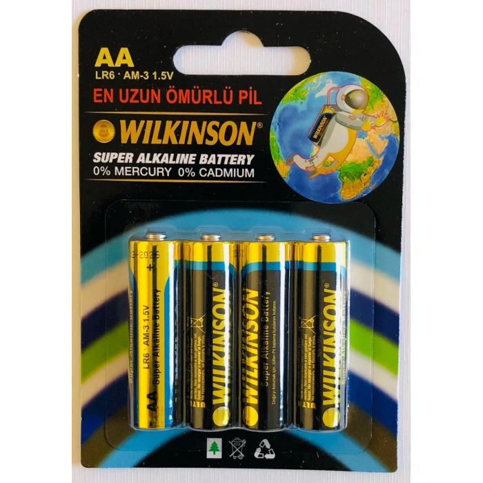 WILKINSON ALKALEN KALEM PİL 4LÜ (18)