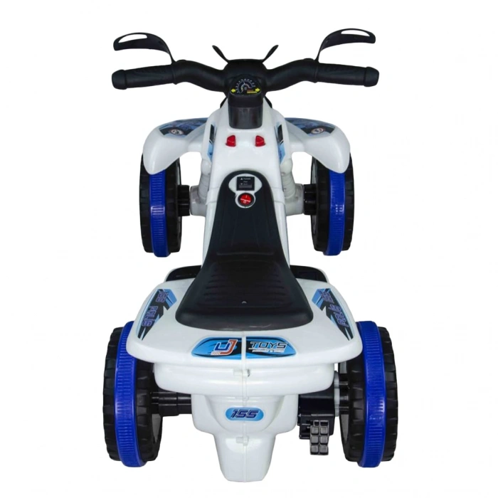 YÜCETOYS UJ ATV 6V SAFARİ BEYAZ POLİS