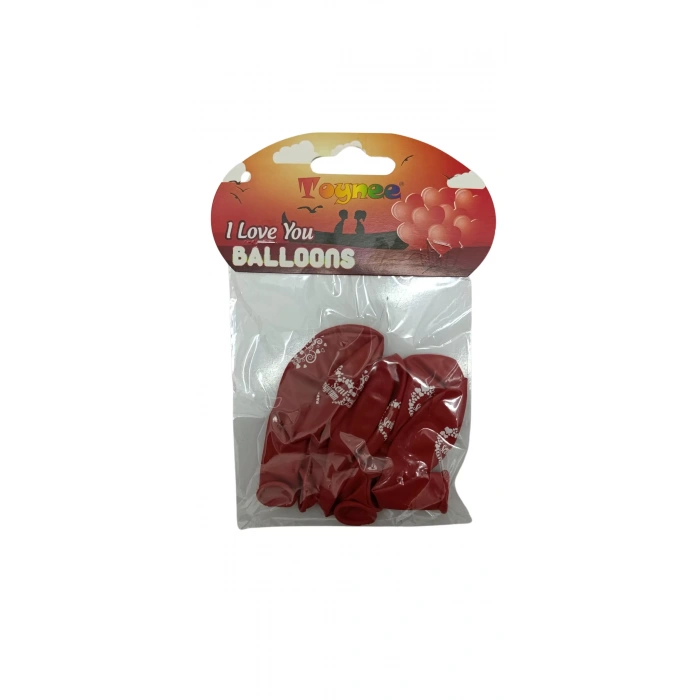 ZORALOĞLU 180191 I LOVE YOU BALLOONS